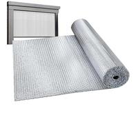 Reflective Foil Insulation, Double Radiation Sheet, Double Reflective Insulation Roll | For RV Roof Garage Door Car Saloon Aluminium Foil Bubble Wrap Insulation serves as a lot