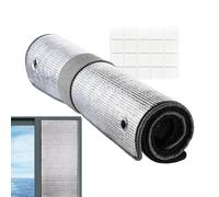 Reflective Insulation Roll - Double-Sided Aluminium Foil, Radiation Barrier, Attic Door Insulation , Insulated Aluminium Foil Double-Sided, Insulating Heat Shield for Roof Walls