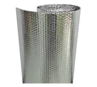Reflective Insulation Roll - Foam Core Barrier for Energy Conservation, Commercial Grade Soundproofing Thermal Shield for Indoor and Outdoor Use, 4mm Thickness, 1x5M