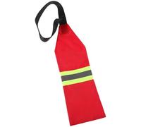 Reflective Kayak Safety Flag for Boats and Paddle Boards, Red | Oxford Cloth, Reflective Tape Detail, Stable Overhanging Load Marker, for Boating and Low-light Paddling