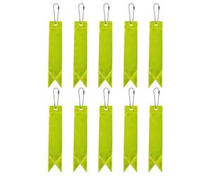 Reflective Keychain - 10pcs Reflective Backpack Pendant | Waterproof Night Walking Safety Gear | Highly Visible Reflectives Tags | Safety Accessories For Wheelchair Bicycle Dog Collar Outdoor