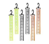 Reflective Keychain Pendant - Night Reflector Pendant | Green Reflective Backpack Tags | Nylon Keychain Reflector - Straps | Dark Glow Backpack Tags for Bike Reflectives Glow