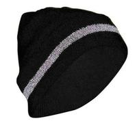 Reflective Knit Hat High Visibility Beanie Hat Cold Weather Warm Cap Unisex Winter Cap for Outdoor Indoor