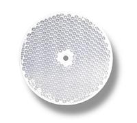 Reflective Light Barrier Reflector 84mm Round Reflector for Reflective Light Barrier Replacement for Sliding Door, Garage Door