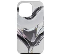 Reflective Liquid Heart Fluid Dynamics Case for iPhone 13 Pro