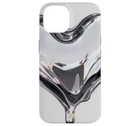 Reflective Liquid Heart Fluid Dynamics Case for iPhone 14