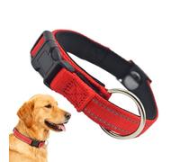 Reflective Magnetic Dog Collar - Adjustable Nylon Strap, Comfortable Therapeutic Neck Strap, Durable Buckle | Safe For Elder Pets, Travel, Night Walks,