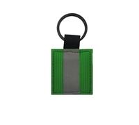Reflective Mark 30pcs Backpack Accessories Zipper Puller Colorful Fabric Keyschains Reflective Key Tags for Bag Suits Sports Jacket(03 Darker Green)