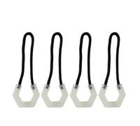Reflective mark 50PCS Portable Luminous Zipper Pull Detachable Head Replacement Glow in The Dark Slider for Jacket Bag Coat