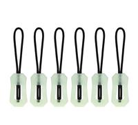 Reflective mark 60Pcs Luminous Zipper Pull Rope Glow in The Dark Head Anti-Lost Backpack Clothes Jackets Slider DIY Repair Kit Sewing