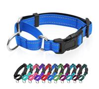 Reflective Martingale Dog Collars. Dog Collar with Quick Release Buckle. Adjustable Soft Padded Breathable Nylon Pet Collar Suitable for Puppies for Small Medium Large Dogs.
