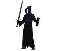 Reflective Mirror Phantom Ghoul Boys Halloween Grim Reaper Fancy Dress Costume