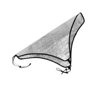 Reflective Motorcycle Seat Cover Insulated Shield Silver Waterproof | Aluminium Film and Polyurethane Layers, Elastic Non-Slip Fit, Dust Protection for Scooter Seats during Rainy Commuting