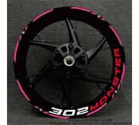 Reflective Motorcycle Wheel Rim Sticker For Benelli BN302 TNT250 502C 302S TRK502 Stripe Reflective Decal Stickers Hub Waterproof Decals Kit Decorative