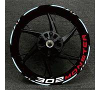 Reflective Motorcycle Wheel Rim Sticker For Benelli BN302 TNT250 502C 302S TRK502 Stripe Reflective Decal Stickers Hub Waterproof Decals Kit Decorative