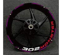 Reflective Motorcycle Wheel Rim Sticker For Benelli BN302 TNT250 502C 302S TRK502 Stripe Reflective Decal Stickers Hub Waterproof Decals Kit Decorative