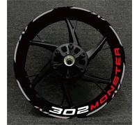 Reflective Motorcycle Wheel Rim Sticker For Benelli BN302 TNT250 502C 302S TRK502 Stripe Reflective Decal Stickers Hub Waterproof Decals Kit Decorative