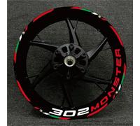 Reflective Motorcycle Wheel Rim Sticker For Benelli BN302 TNT250 502C 302S TRK502 Stripe Reflective Decal Stickers Hub Waterproof Decals Kit Decorative