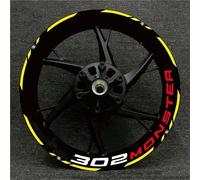 Reflective Motorcycle Wheel Rim Sticker For Benelli BN302 TNT250 502C 302S TRK502 Stripe Reflective Decal Stickers Hub Waterproof Decals Kit Decorative