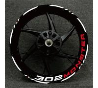 Reflective Motorcycle Wheel Rim Sticker For Benelli BN302 TNT250 502C 302S TRK502 Stripe Reflective Decal Stickers Hub Waterproof Decals Kit Decorative