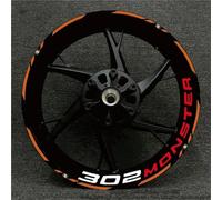 Reflective Motorcycle Wheel Rim Sticker For Benelli BN302 TNT250 502C 302S TRK502 Stripe Reflective Decal Stickers Hub Waterproof Decals Kit Decorative