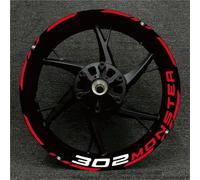 Reflective Motorcycle Wheel Rim Sticker For Benelli BN302 TNT250 502C 302S TRK502 Stripe Reflective Decal Stickers Hub Waterproof Decals Kit Decorative