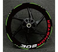 Reflective Motorcycle Wheel Rim Sticker For Benelli BN302 TNT250 502C 302S TRK502 Stripe Reflective Decal Stickers Hub Waterproof Decals Kit Decorative
