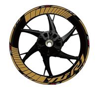 Reflective Motorcycle Wheel Sticker Inside Hub Decals Rim For YAMAHA For MT03 For MT07 For MT09 Reflective(Style 7)