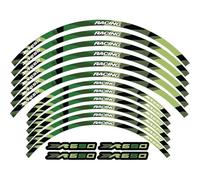 Reflective Motorcycle Wheel Sticker Waterproof Rim Decal Stripe Tape For Suzuki DR650S DR650SE DR 650S 650SE Spare Parts(Army green)