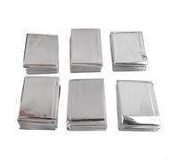 Reflective Mylar Film - For Plant Growth - 6 Pack Silver PET Sheets, Lightweight Insulation Blanket - For Greenhouse Garden Camping Warmth(6PCS)