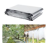 Reflective Mylar Film, Silver Plant Reflective Film Foldable Garden Greenhouse Covering Foil Sheets Garden Greenhouse Grow Light Accessories for Outdoor Grow Room Indoor Decoration 210x120cm