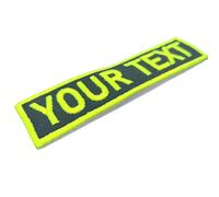 Reflective Name Embroidered Patches, Custom Personalised Night Reflective HI Vis Patch Badge, Dog Harness, Tactical Military Hook, Bike and Walk Clothing tag