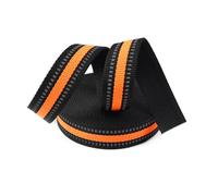 Reflective Nylon Webbing 15-25mm, Ribbon Tape for Bag Shoulder Strap, Collar, Polyester Binding Belt,Orange,15mm - 5 Meters