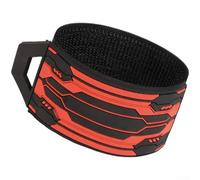 Reflective Pant Leg Straps Adjustable Elastic Safety Band Silicone Reflective Ankle Bands High Visibility Night Gear Cycling Trouser Clips Anti-Snag Leg Strap for Bike Riders High-Vis Reflective (Red)