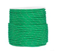 Reflective Parachute Cord 50m 4mm for Secure Tie(green) | Low-light safety, easy to spot, prevents tripping, ideal for night camping, build
