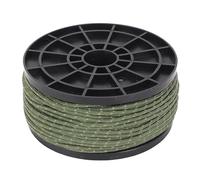 Reflective Paracord Rope, 2PCS 2.5mm Thin Paracord Glow in the Dark Camping Rope Cord Thin Cord Rope for Survival Bracelets, Crafts, Camping, Fishing, Wind Chime Replacement (OD Green)
