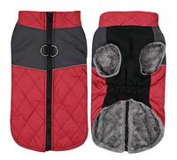 Reflective Pet Coat Winter Warm Dog Coat for All Breeds - Ideal for Small Medium and Large Dogs Perfect for Cold Weather Adventures (Red, L)