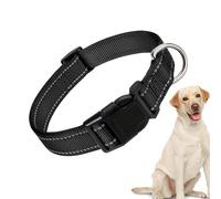 Reflective Pet Collar, Adjustable Puppy Collar, Reflective Pet Collar, Adjustable Dog Collar, Nylon Buckle Collar for Various Dogs, Cats
