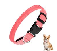 Reflective Pet Neck Collar - Rechargeable LED Light, Comfortable Padding, Lightweight Design, Sturdy Construction | Outdoor Training, Evening Strolls, Dog Hiking, Travel Companion, Safety Accessory