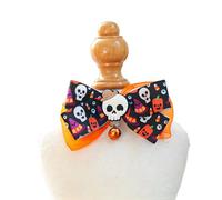 Reflective Pet Neckwear Halloween Costume Accessory Adjustable Dog Cats Collar Sturdy Polyester Design Halloween Pet Collar