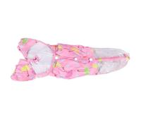 Reflective Pet Raincoat with Hood and Covered Legs, Soft Skin-Friendly PU L for Dogs, S (XL)