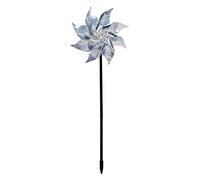 Reflective Pinwheels Birds Deterrent, Reflective Bird Scare Windmill Bird Repellent Windmills Wind Energy Bird Scare To Keep Bird, Pigeons, Seagulls Away Garden, House(Silver)