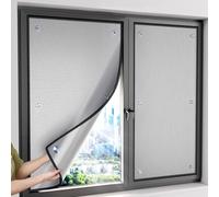 Reflective Privacy Window Film UV Blocking Heat Control Tint Anti Glare Blackout Insulation Foil for Home & Office 57"x87" (145x220cm) Easy Install