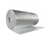 Reflective Radiator Foil Insulation Roll - Thermal Bubble Heat Barrier for Roofs & Walls - Double Layer Radiant Reflective Insulation (300cm/118.1in, 1.5cm/0.59in)