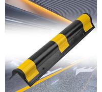 Reflective Rubber Wall Corner Guard - Wall Edge Protector for Garage, Warehouse, Office - Ideal Corner Bumper Guards, Lengths 60/80/100/120cm