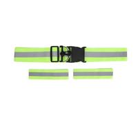 Reflective Running Gear High Visibility Adjustable Reflective Sash with Wrist Bands for Night Walking and Cycling Soft Breathable Safety Equipment