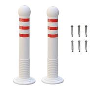 Reflective Safe BoldTraffic Cones2pc Delineator Set with Expaon Bolts for Driveway Ga Street Decor & Setive Area Protect