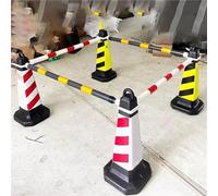 Reflective Safety Barriers, Traffic Cone Barrier Extension Poles For Road Work Construction/Barricading, 100 To 200 Cm Length Retractable Traffic Cone Bar(B-10 pcs)