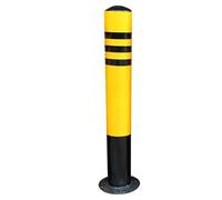 Reflective Safety Bollard - 4PCS Parking Barrier Post, Traffic Delineator for Driveways, Durable & Visible for Traffic-Sensitive Areas, H75cm x W8.9cm