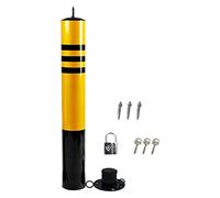 Reflective Safety Bollard Post for Driveways & GarageDurable Parking Barrier for Street Traffic Control Enhanced Visibility & Protection